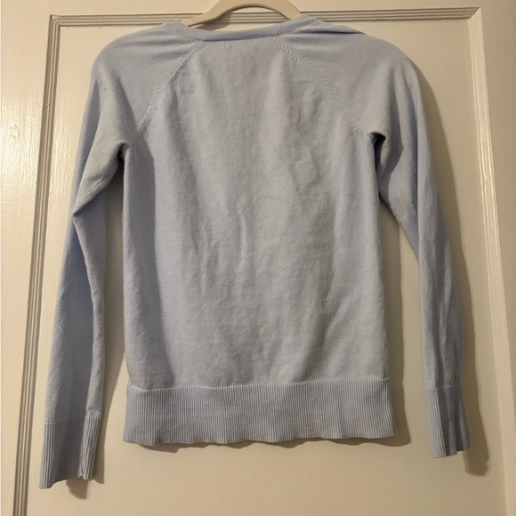 Light Blue Embellished Women's Cardigan Sweater Size Small Merona with gems - Picture 2 of 6